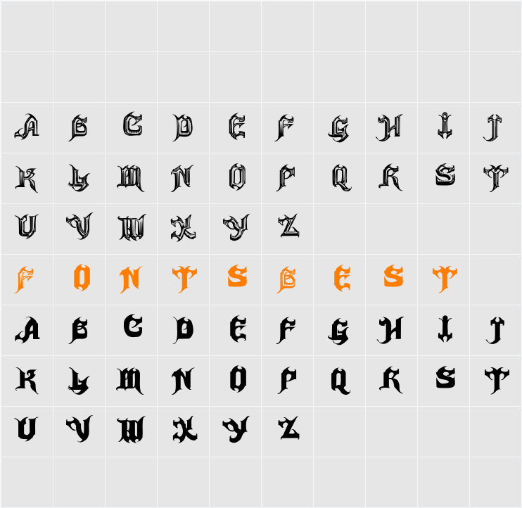 Haunted Character Map
