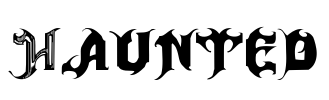 Haunted Font Image