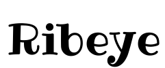 Ribeye Font Image