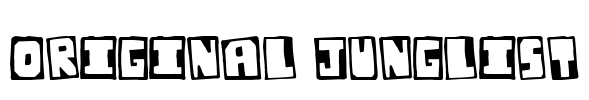 Original Junglist Font Image