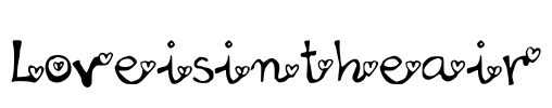 Loveisintheair