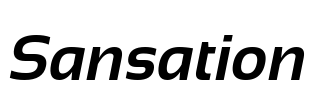 Sansation Font Image