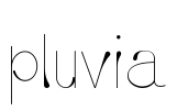 pluvia Font Image