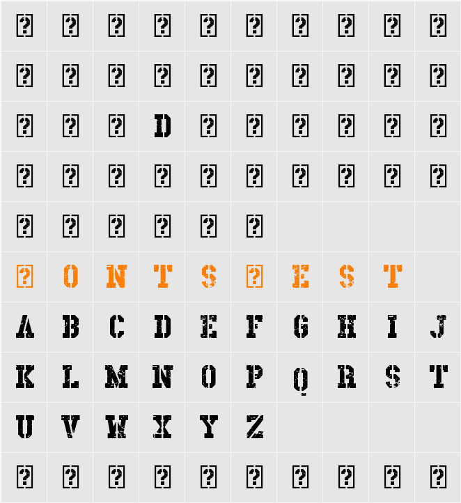 Dirnaith Character Map