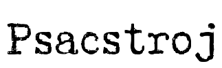 Psacstroj Font Image