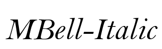 MBell-Italic