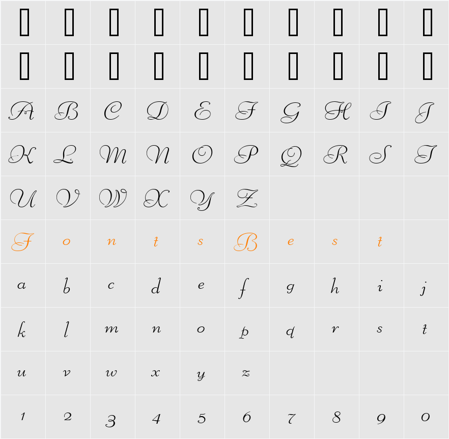 Liberate Wide Character Map
