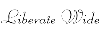 Liberate Wide Font Image