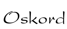 Oskord Font Image