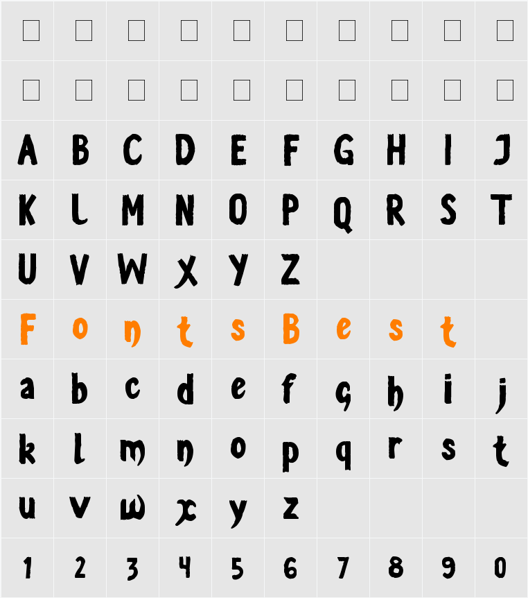 Vestite y Andate! Character Map