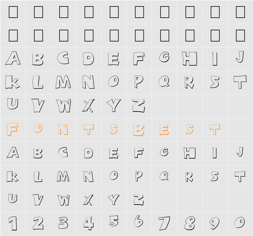 FZ JAZZY 10 3D Character Map