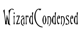 WizardCondensed Font Image