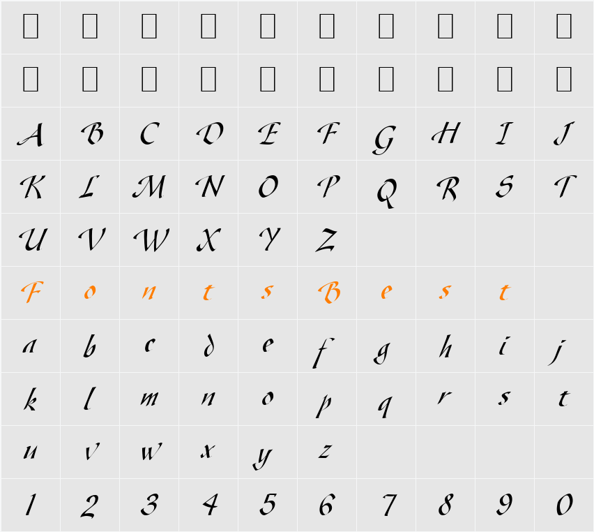 Gaze-Condensed Character Map