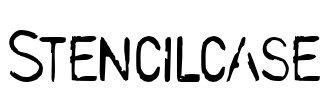 Stencilcase Font Image