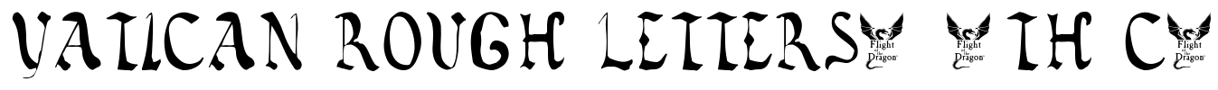 Vatican Rough Letters, 8th c. Font Image