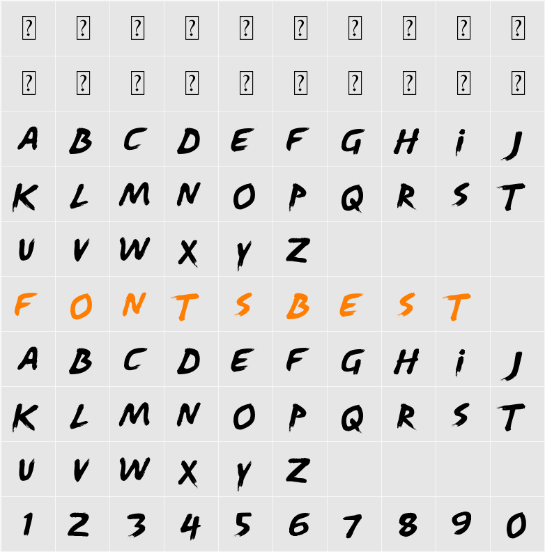 Lived Mas NEW! With Numbers Character Map