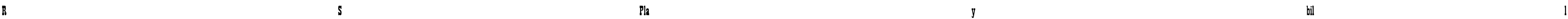 RSPlaybill Font Image