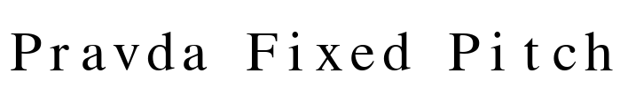 Pravda Fixed Pitch