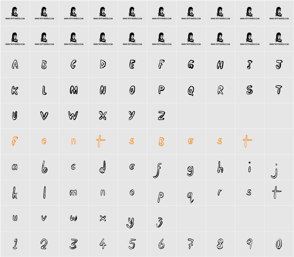 Taking Notice Character Map