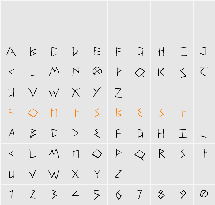 Tremolo Character Map