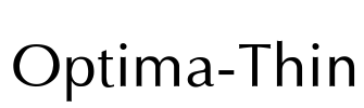 Optima-Thin Font Image