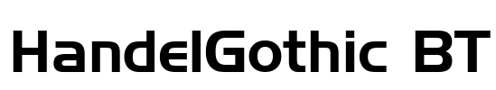 HandelGothic BT
