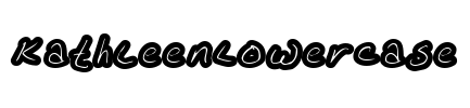 KathleenLowercase Font Image