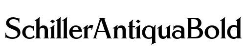 SchillerAntiquaBold