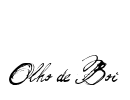 Olho de Boi Font Image