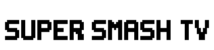 Super Smash TV Font Image