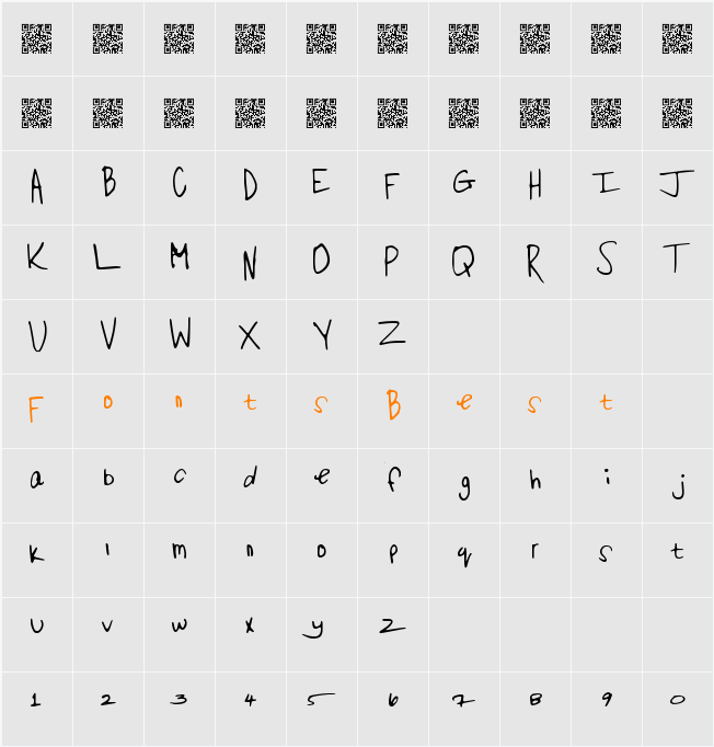 OpenHatch Character Map