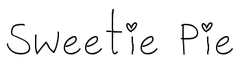 Sweetie Pie Font Image