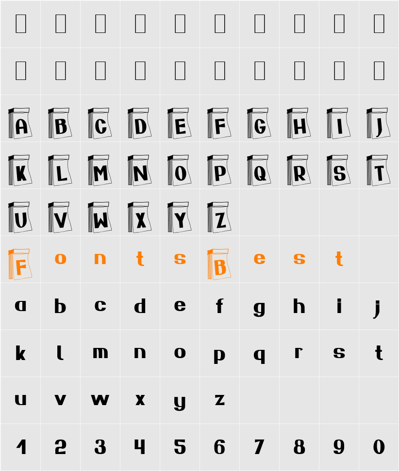 Diary Becker Character Map