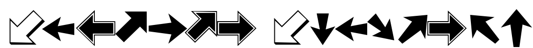 PizzaDude Pointers Font Image