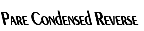 Pare Condensed Reverse