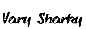Vary Sharky Font Image