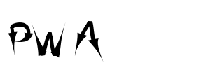 PW Arrow font