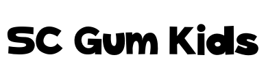 SC Gum Kids Font Image