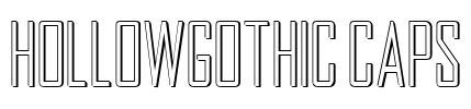 HollowGothic Caps