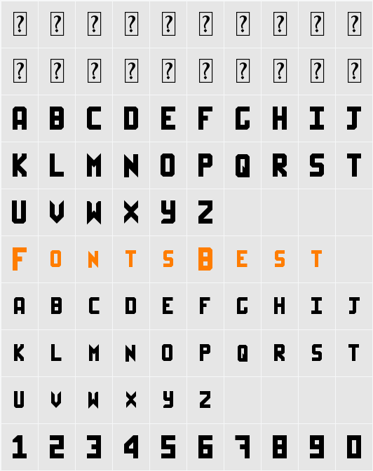 Sheff Character Map
