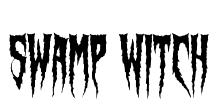 Swamp Witch Font Image