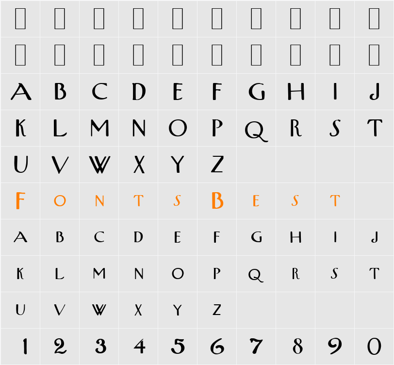 Twice Hard 1 Character Map