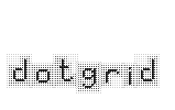 dotgrid Font Image