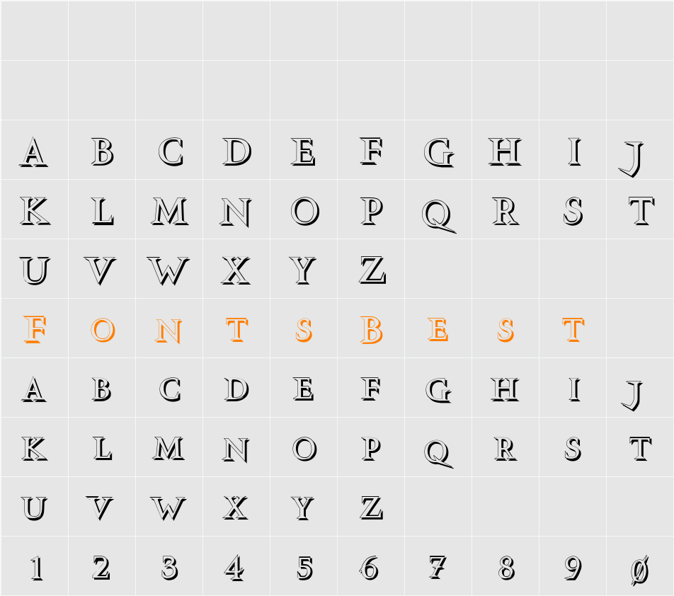 VTCSwitchbladeRomanceSD Character Map