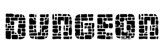 Dungeon Font Image