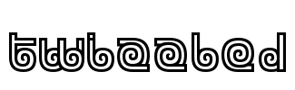 Twizzled Font Image