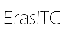 ErasITC Font Image