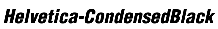 Helvetica-CondensedBlack