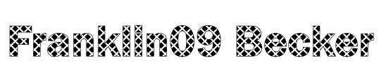 Franklin09 Becker Font Image