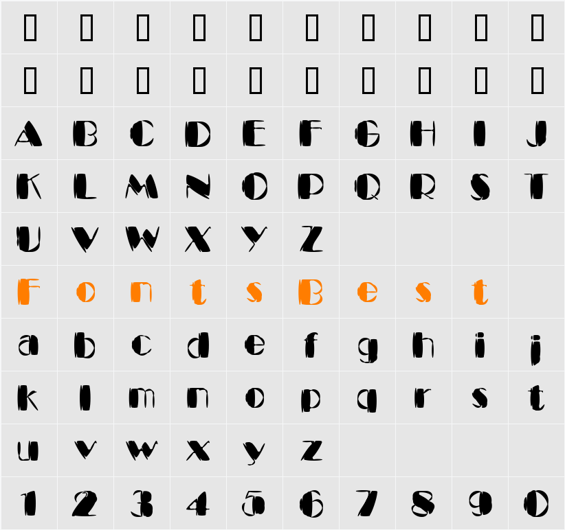 Kaptain Kurk Character Map